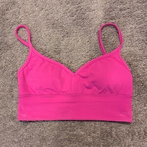 Hot Pink Lululemon Align Sweetheart Bra